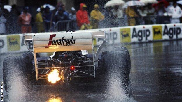 Ayrton Senna at Monaco, 1984