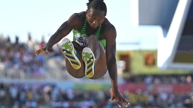 Nigerian long jumper Ese Brume