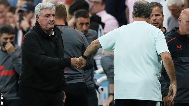 Steve Bruce and Marcelo Bielsa