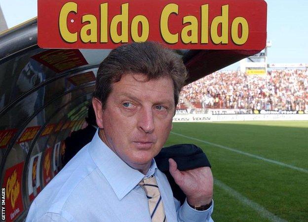 Roy Hodgson before Udinese v Torino on the opening day in Serie A in 2001-02