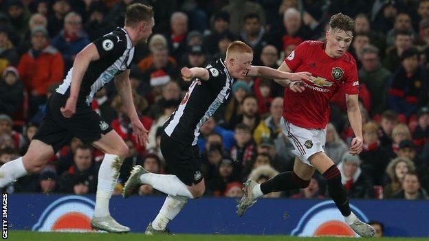 McTominay has been out since Man United's Boxing Day win over Newcastle