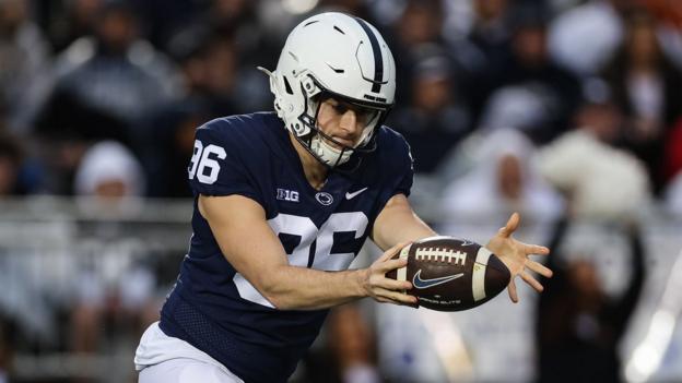 Barney Amor playing for Penn State