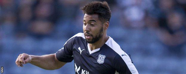 Kane Hammings in action for Dundee in pre-season