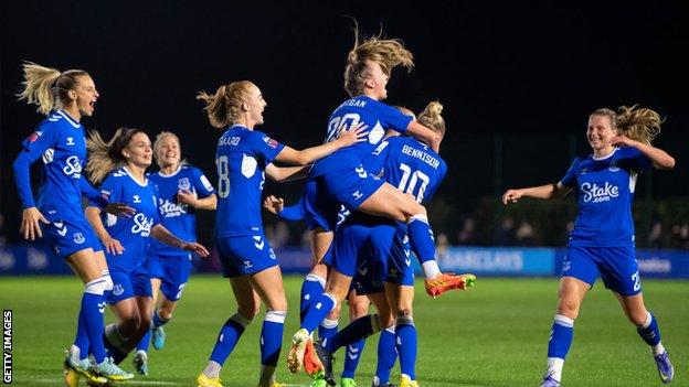 Everton celebrate