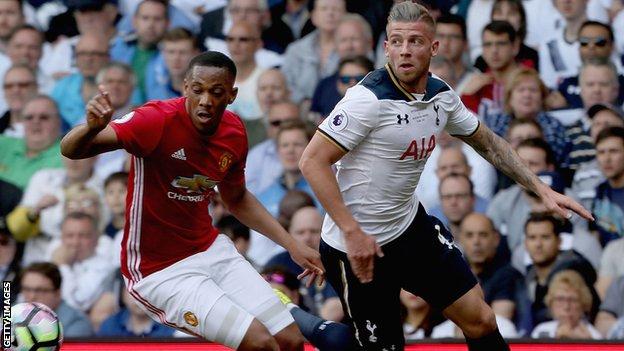 Tottenham defender Toby Alderweireld