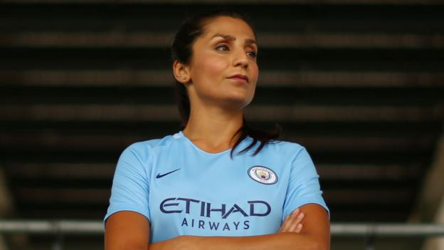 Nadia Nadim Manchester City Women Sign Denmark Striker Bbc Sport
