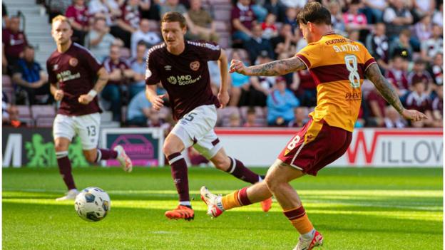 Slattery fires in the only goal of the game