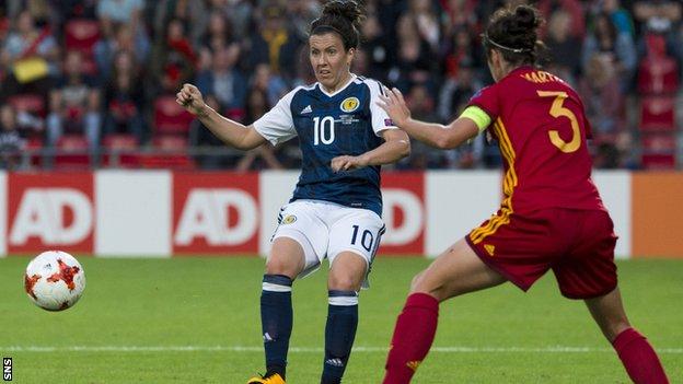 crichton leanne scotland spanned career years retires midfielder caps after