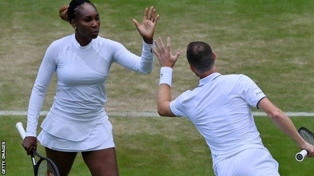 Venus Williams and Jamie Murray