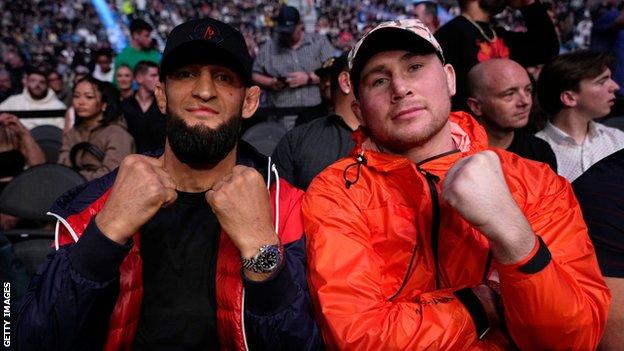 Khamzat Chimaev and Darren Till