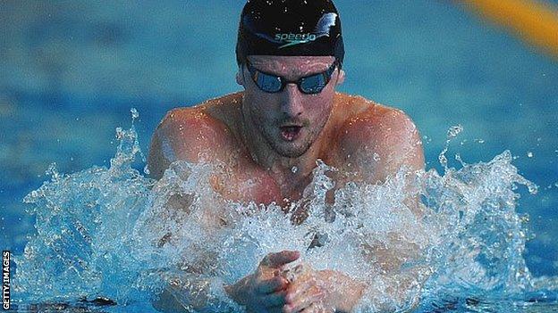 Michael Jamieson competes at the 2015 British Swimming Championships
