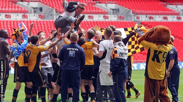 Newport promoted at Wembley