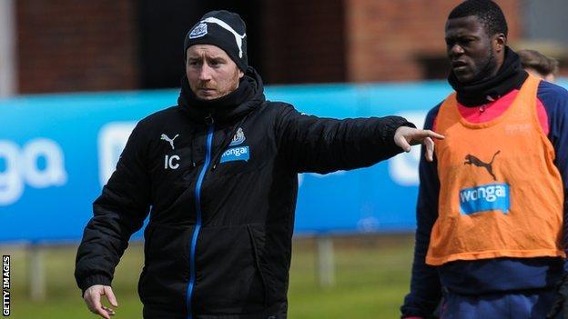 Newcastle United assistant Ian Cathro