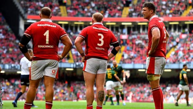 Corey Domachowski, Keiron Assiratti and Will Rowlands started both home World Cup warm-up matches in Cardiff in August 2023