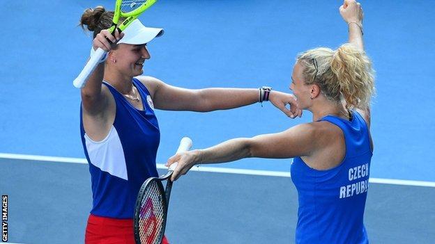 Barbora Krejcikova and Katerina Siniakova