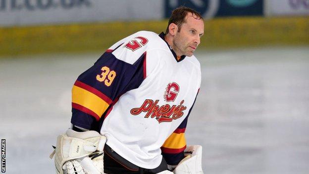 Petr Cech playing for Guildford Phoenix