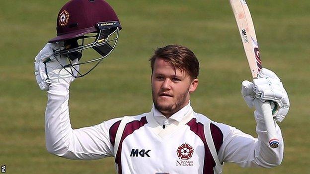 Ben Duckett has so far hit 38 fours and two sixes in his 367-ball eight and a half hour stay at the crease