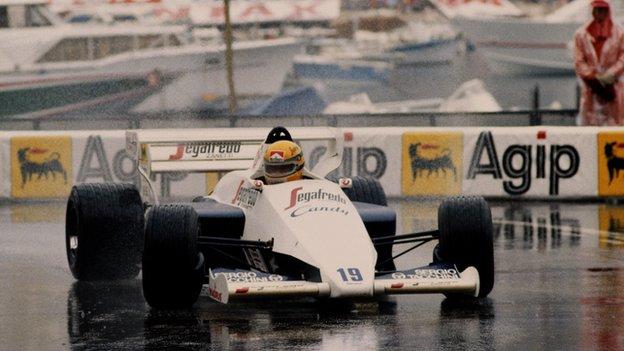 Ayrton Senna at Monaco, 1984