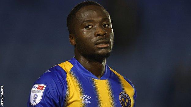 Daniel Udoh Shrewsbury Town Celebrates After Editorial Stock Photo - Stock  Image