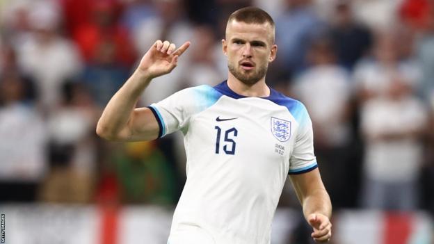 Eric Dier playing for England