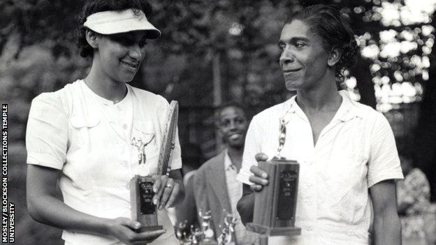 Ora Washington, pictured after winning the Pennsylvania Open of 1939