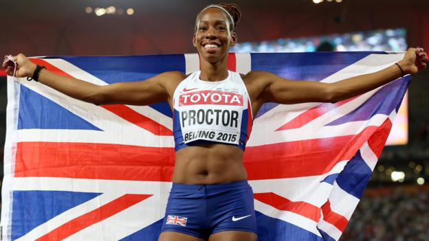 World Championships: Shara Proctor wins long jump silver - BBC Sport