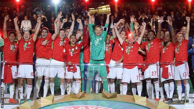 Getränke und Speisekarte DFB Pokal Finale 2019 RB Leipzig Bayern München 