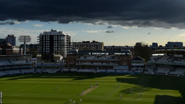 A general view of play at Lord's Cricket Ground