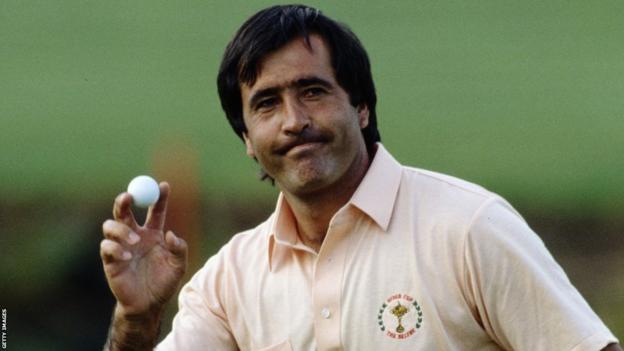 Seve Ballesteros at the Ryder Cup in 1993