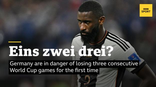 Alemania corre el riesgo de perder tres partidos consecutivos de la Copa del Mundo por primera vez