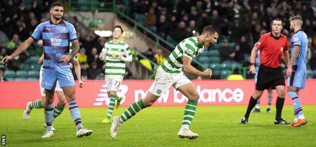 Filip Benkovic's second goal of the season clinched Celtic's win