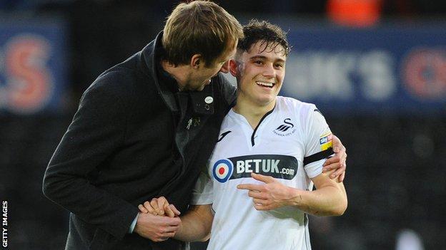 Daniel James adalah salah satu dari sejumlah pemain muda yang berkembang pesat di Swansea di bawah asuhan Graham Potter