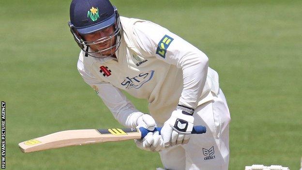 Graham Wagg in action for Glamorgan