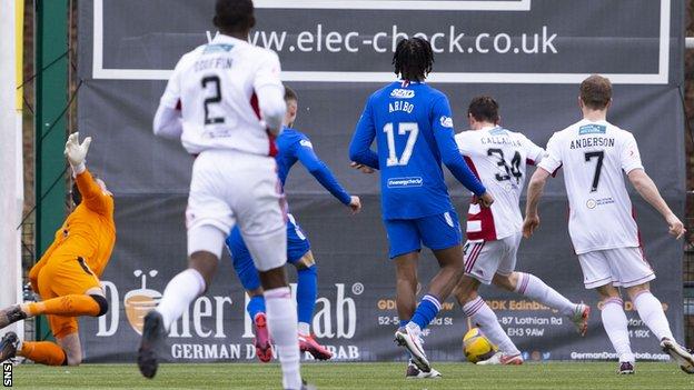 Ross Callachan scores Hamilton's late equaliser