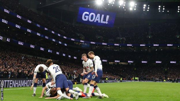 Tottenham Hotspur 2-0 Crystal Palace: Spurs win first game in new ...