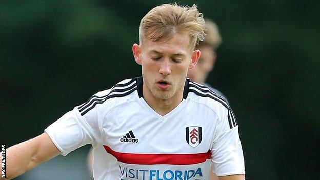 George Williams in action for Fulham