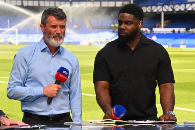 Former Manchester United midfielder Roy Keane and ex-Manchester City defender Micah Richards