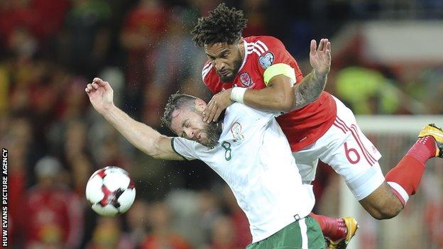 Ashley Williams won his 75th cap in the 1-0 loss to Republic of Ireland that ended Wales' World Cup hopes