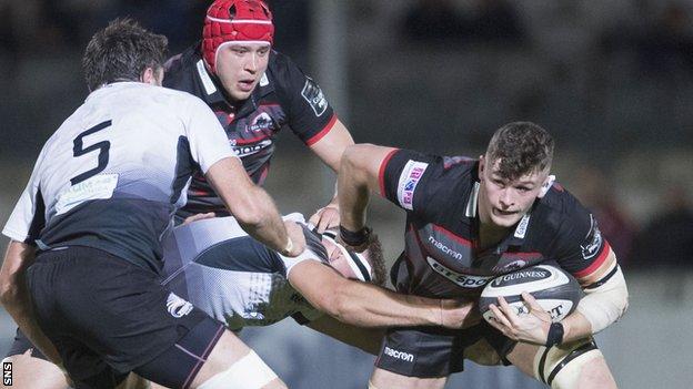 Edinburgh: Captain Magnus Bradbury suspended by club - BBC Sport