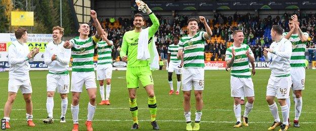 Celtic celebrate their new record