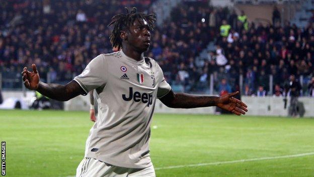 Moise Kean Racist Abuse Of Juventus Forward Intolerable Roberto Mancini Bbc Sport