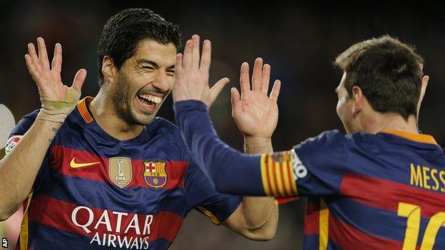 Lionel Messi and Luis Suarez's penalty helped Barcelona beat Celta Vigo