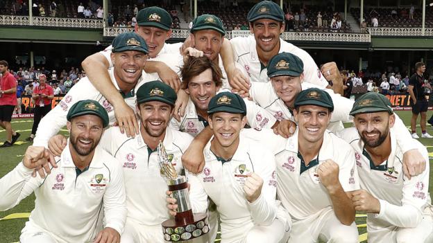 Australia v New Zealand: Nathan Lyon takes 5-50 as hosts win series 3-0 thumbnail