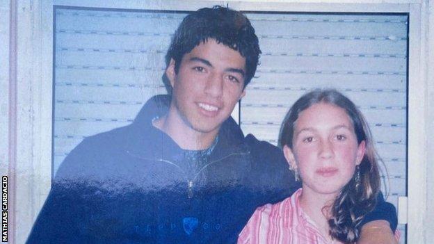 Luiz Suarez and wife Sofia