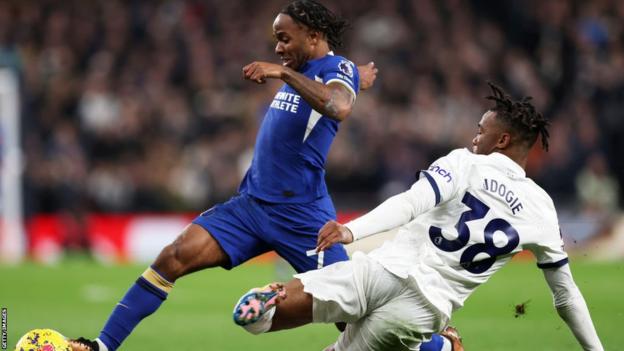 Tottenham vs Chelsea: Nine-man Spurs lose on night of VAR mayhem