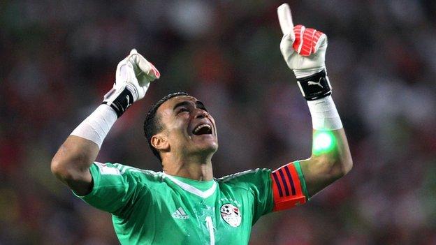 Egypt goalkeeper Essam El Hadary