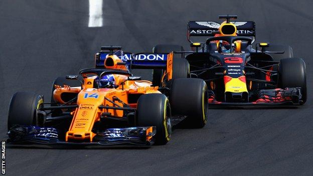 Fernando Alonso and Daniel Ricciardo