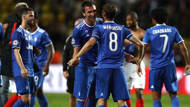 Juventus celebrate