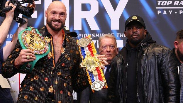 Tyson Fury and Dillian Whyte