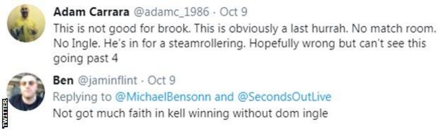 One fan on Twitter describes Kell Brook's fight with Terence Crawford as 